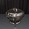 Chafing dish rond (incl. 1 st. brandpasta)